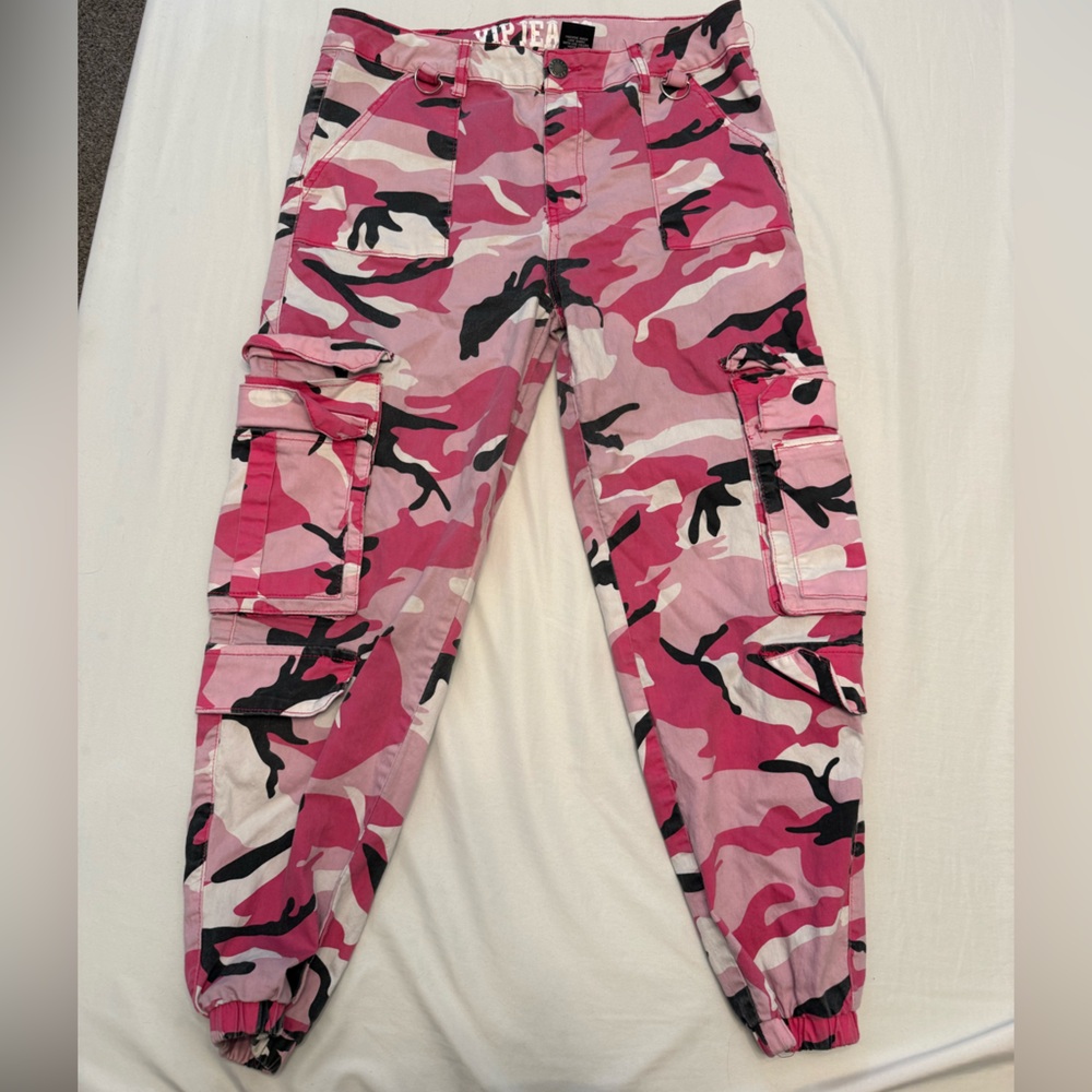 VIP Pink Camouflage Jeans